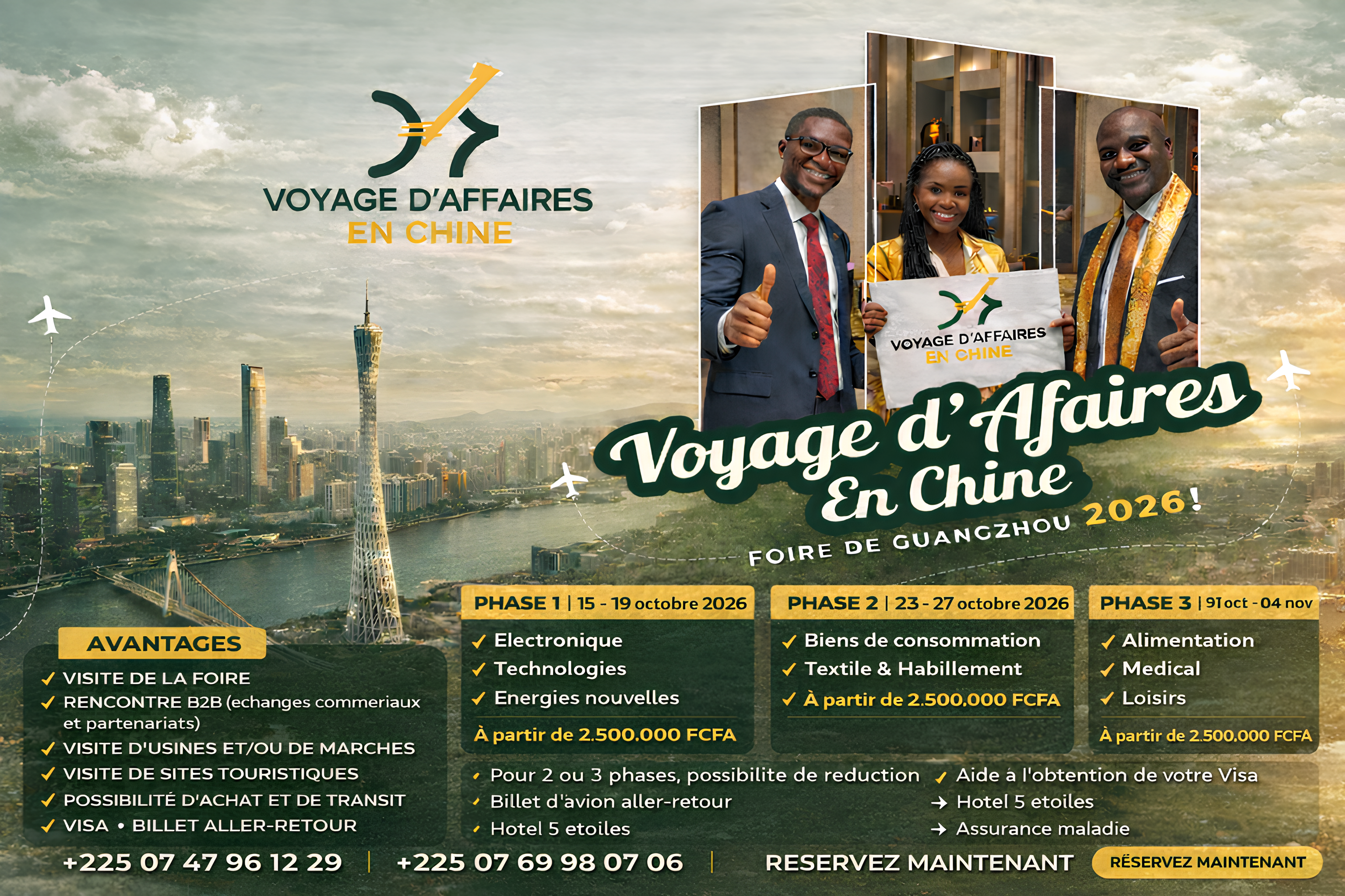 Voyage d'affaires en Chine 2026